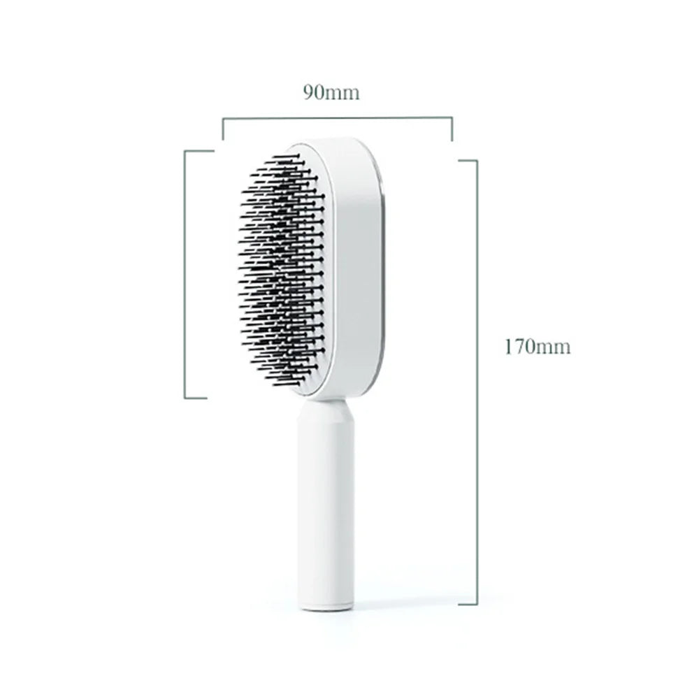 One-Key Self Cleaning Hair Comb | Massage Comb Hair Brush Air Cushion | Professional Detangling Scalp Air Bag Combs For Hair