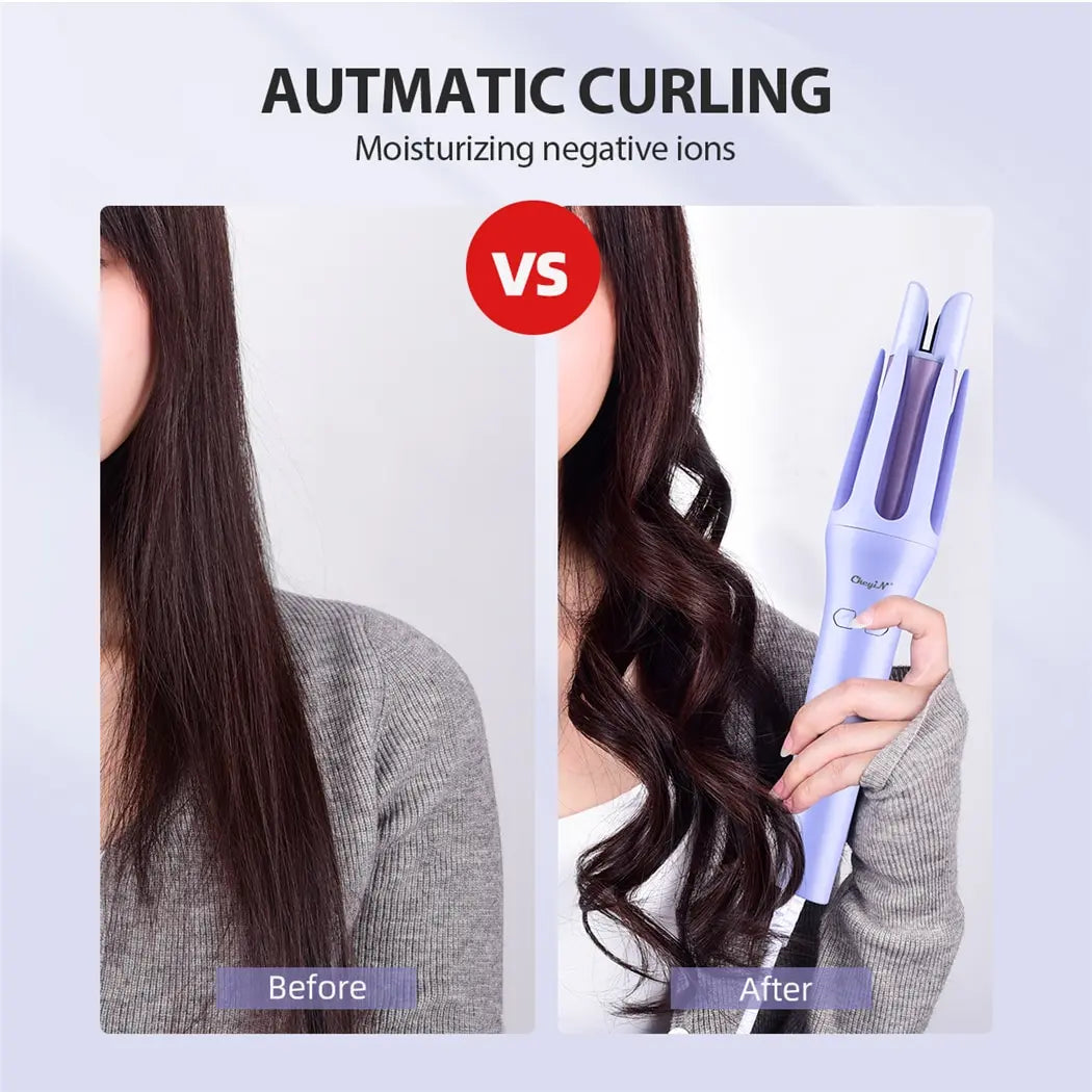 Automatic Hair Curler | 32MM Auto Rotating Ceramic Hair Roller | Professional Curling Iron | Curling Wand Hair Waver