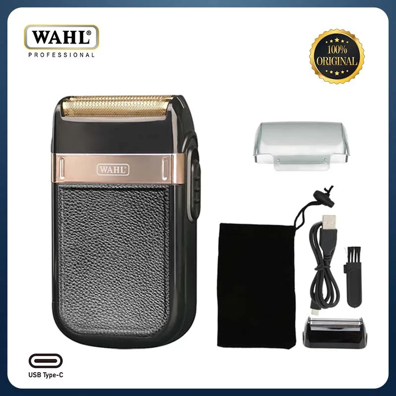 WAHL 8148 Electric Shaver Set For Men Beard | Trimmer Shaver Portable | Bald Hair Clipper |C Type Rechargeable Shaving Beard Machine - Glamour Touch