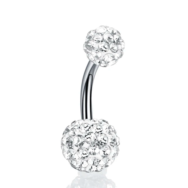 Surgical Steel Belly Button Ring | Navel Nombril Piercing | Belly Ring | Sexy Women Belly Piercing |Body Jewellery Ombligo 14G - Glamour Touch