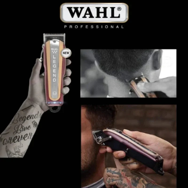 Wahl 8594 Professional 5 Star Cordless Magic Clip Hair Clipper | Hair Trimmer Golden Edition | Wahl 8594 100% Original - Glamour Touch