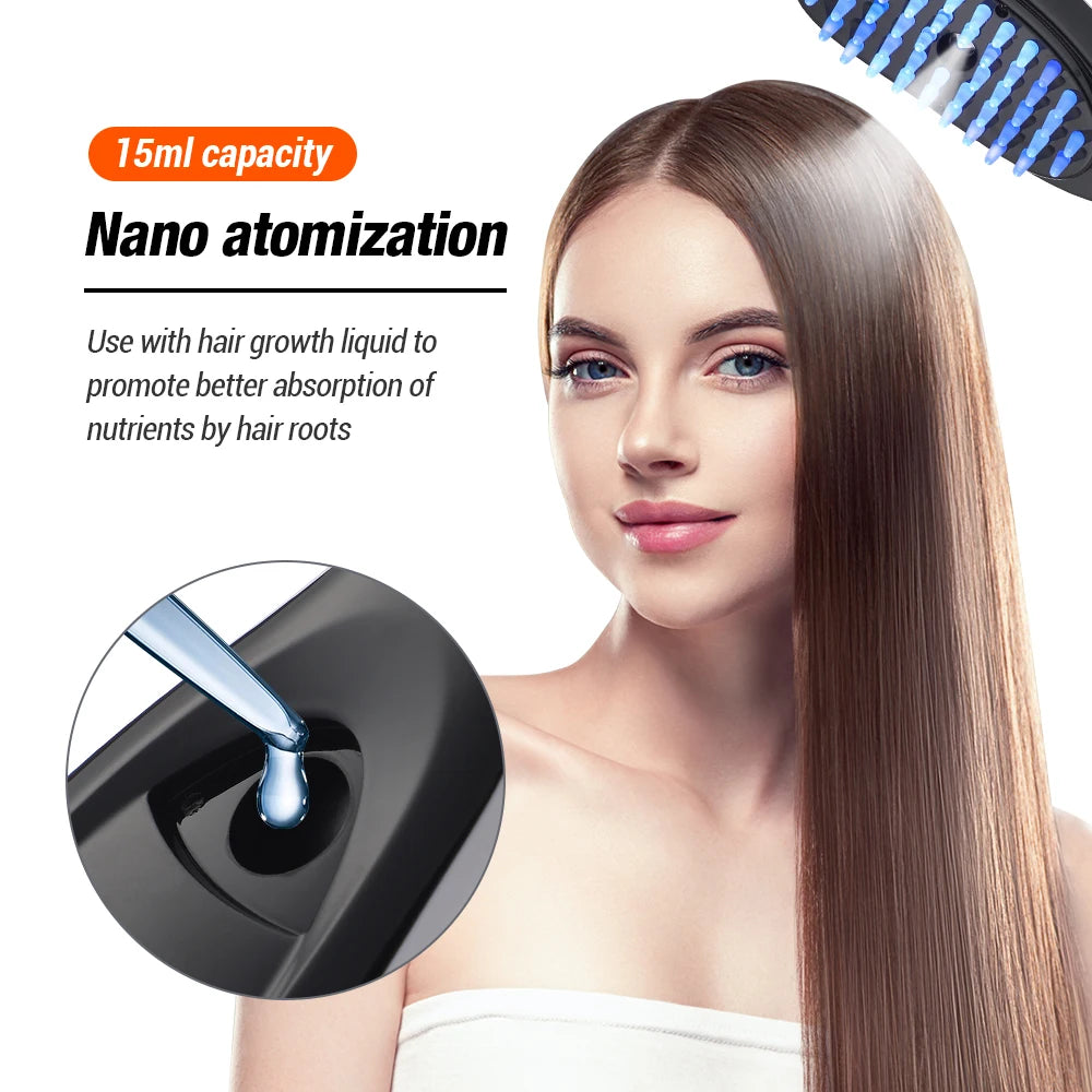 Easy-to-Use Infrared Therapy Hair Growth Comb