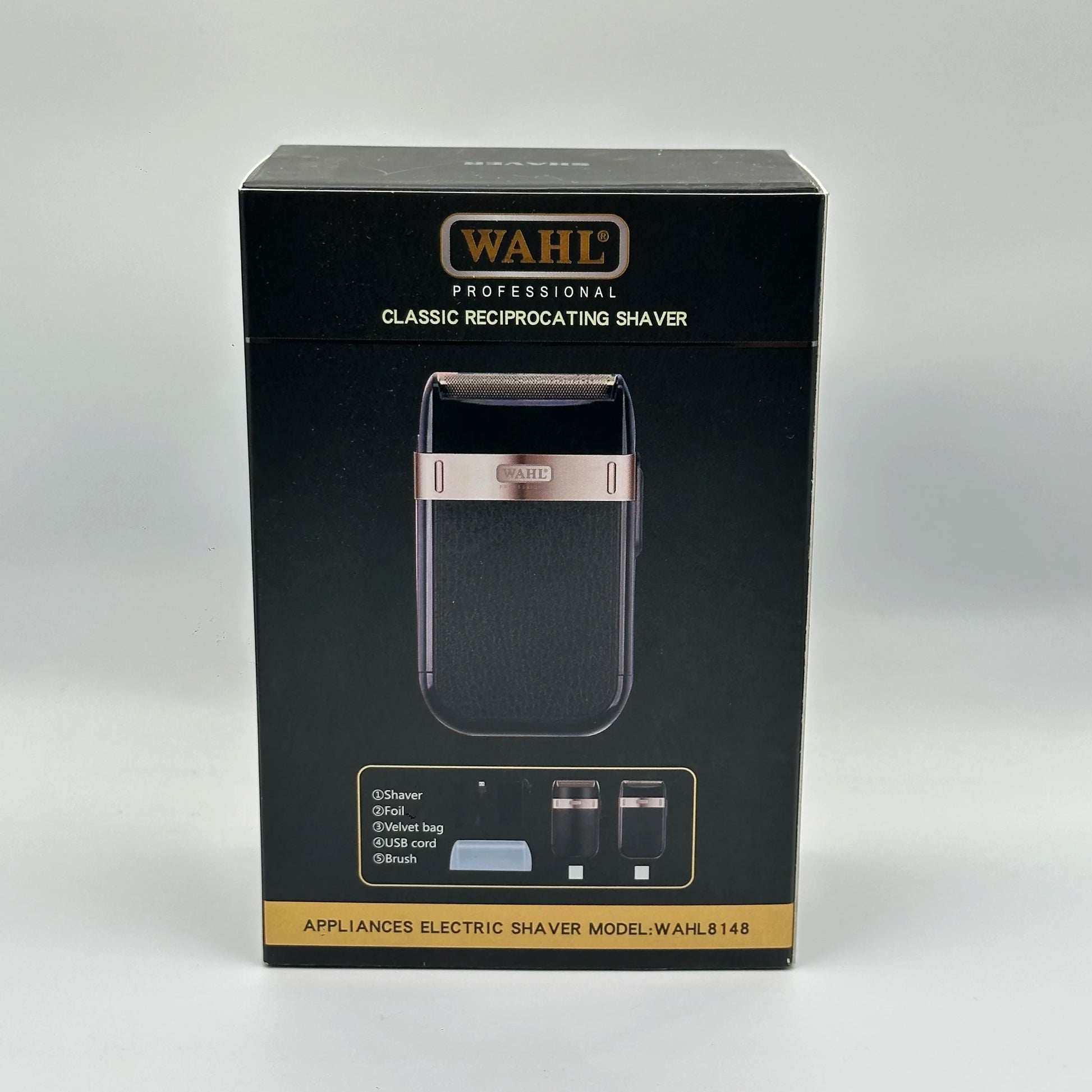 WAHL 8148 Electric Shaver Set For Men Beard | Trimmer Shaver Portable | Bald Hair Clipper |C Type Rechargeable Shaving Beard Machine - Glamour Touch
