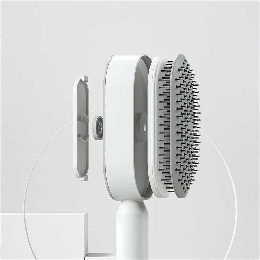 One-Key Self Cleaning Hair Comb | Massage Comb Hair Brush Air Cushion | Professional Detangling Scalp Air Bag Combs For Hair