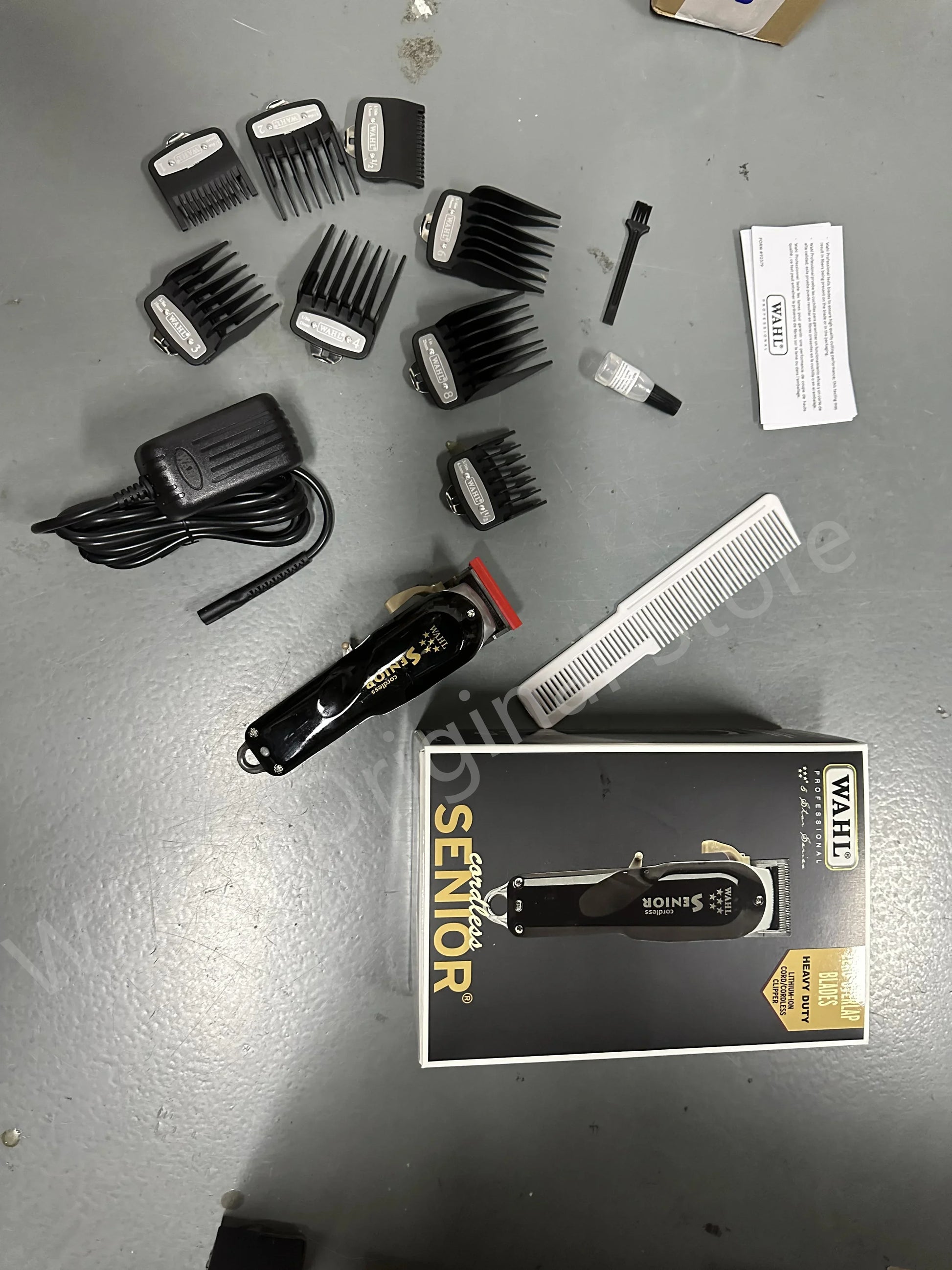 Original Wahl 8504 Professional 5-Star Metal Series Cordless Senior Clipper For Stylists and Barbers | Official Wahl 8504 - Glamour Touch