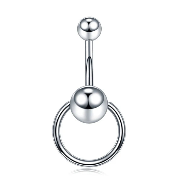 Surgical Steel Belly Button Ring | Navel Nombril Piercing | Belly Ring | Sexy Women Belly Piercing |Body Jewellery Ombligo 14G - Glamour Touch