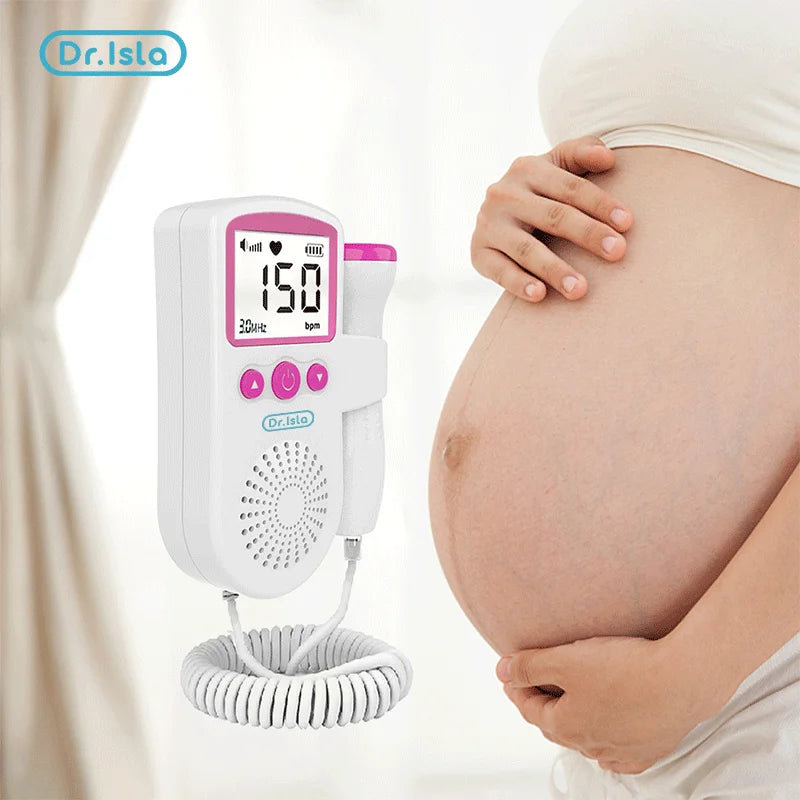 Ultrasound Doppler | Fetal Portable Baby Monitor | Pregnant Women Heart Rate Monitor |No Radiation |Sonar for Home - Glamour Touch