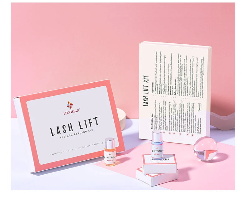 ICONSIGN Lash Lift Kit | Lifting Eyelash | Eyelash Enhancer | Eyelash Lifting Kit| Lash Perm Eye Makeup - Glamour Touch