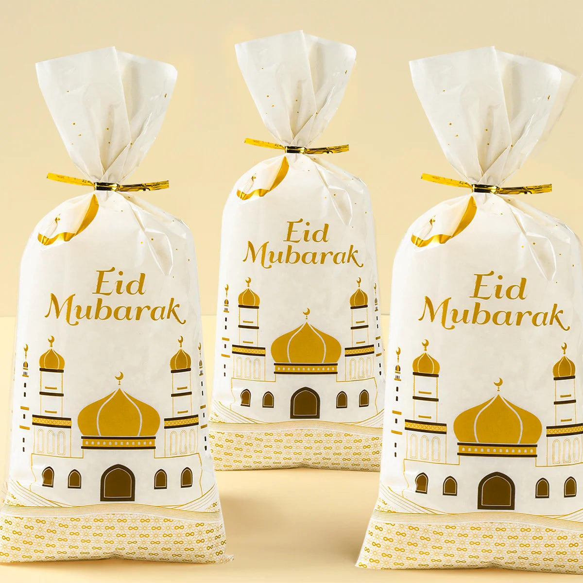 Ramadan Bags | Eid Mubarak Gift Bags | Ramadan Decoration 2024 |Cookie Candy Bag Ramadan Kareem| Islamic Muslim Party | Eid Al-Fitr Gift - Glamour Touch