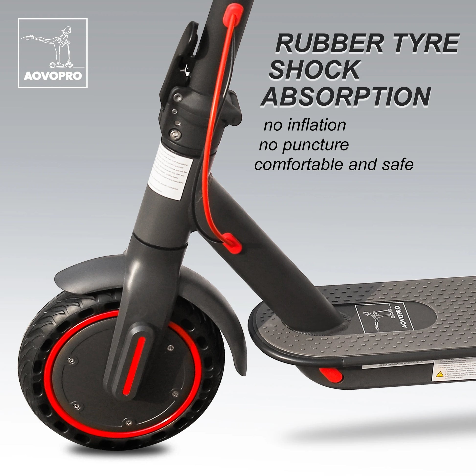 AOVOPRO 7.8-10.5AH Electric Scooter | 350W 31KM/H Foldable Electric Kick Scooter | 8.5 Inch APP Smart E-scooter for Adults - Glamour Touch