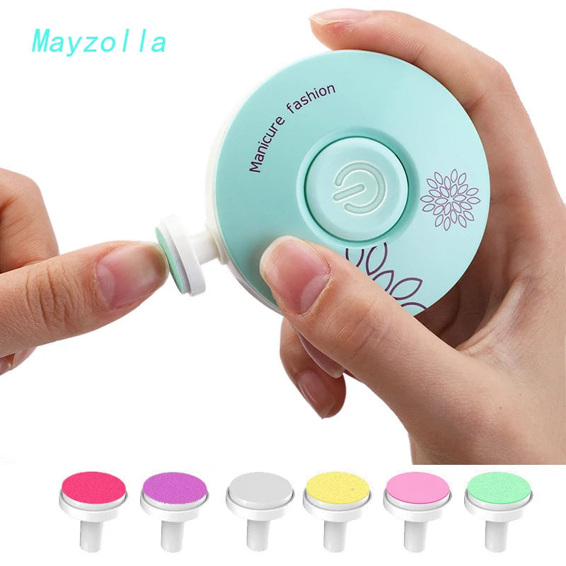 Electric Baby Nail Trimmer | Kid Nail Polisher Tool | Infant Manicure Scissors | Baby Hygiene Kit | Baby Nail Clipper |Nail Cutter For Newborn - Glamour Touch