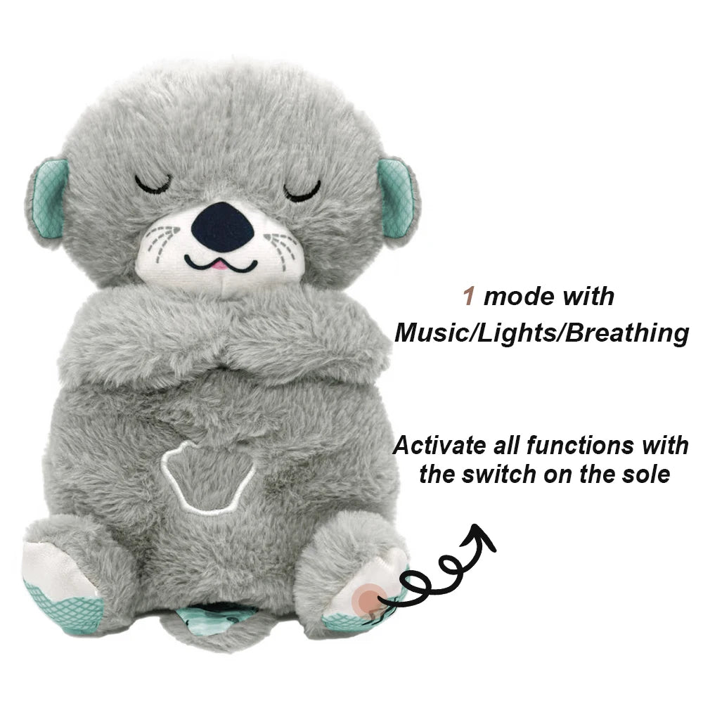 Breathing Bear Baby Soothing Otter Plush 