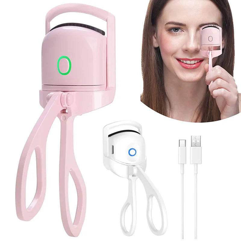 Electric Eyelash Curler USB Charging Model |Fast Heating Portable Eye Lash Perm Shaping and Lasting Curling | Thermal Eyelash Clip