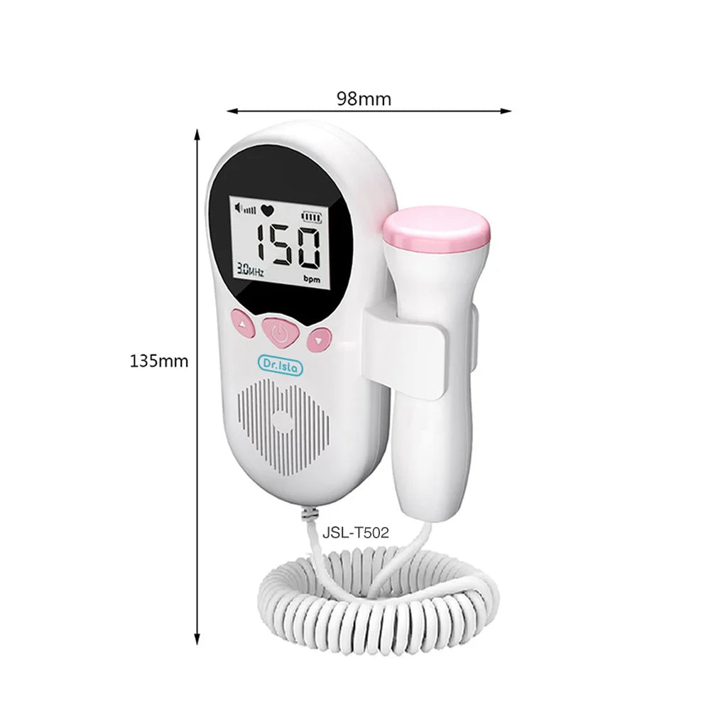 Doppler Fetal Heart Rate Monitoring Home |Pregnant Women| Listen To Baby Fetal Movement Ultrasound - Glamour Touch