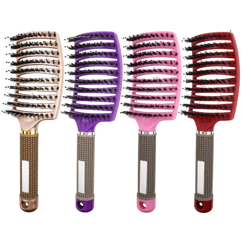 1 pc Magic Hair Comb | Detangling Hair Brush | Detangle Lice Massage Comb | Classic Hair Brush Women | Tangle Hairdressing | Salon - Glamour Touch