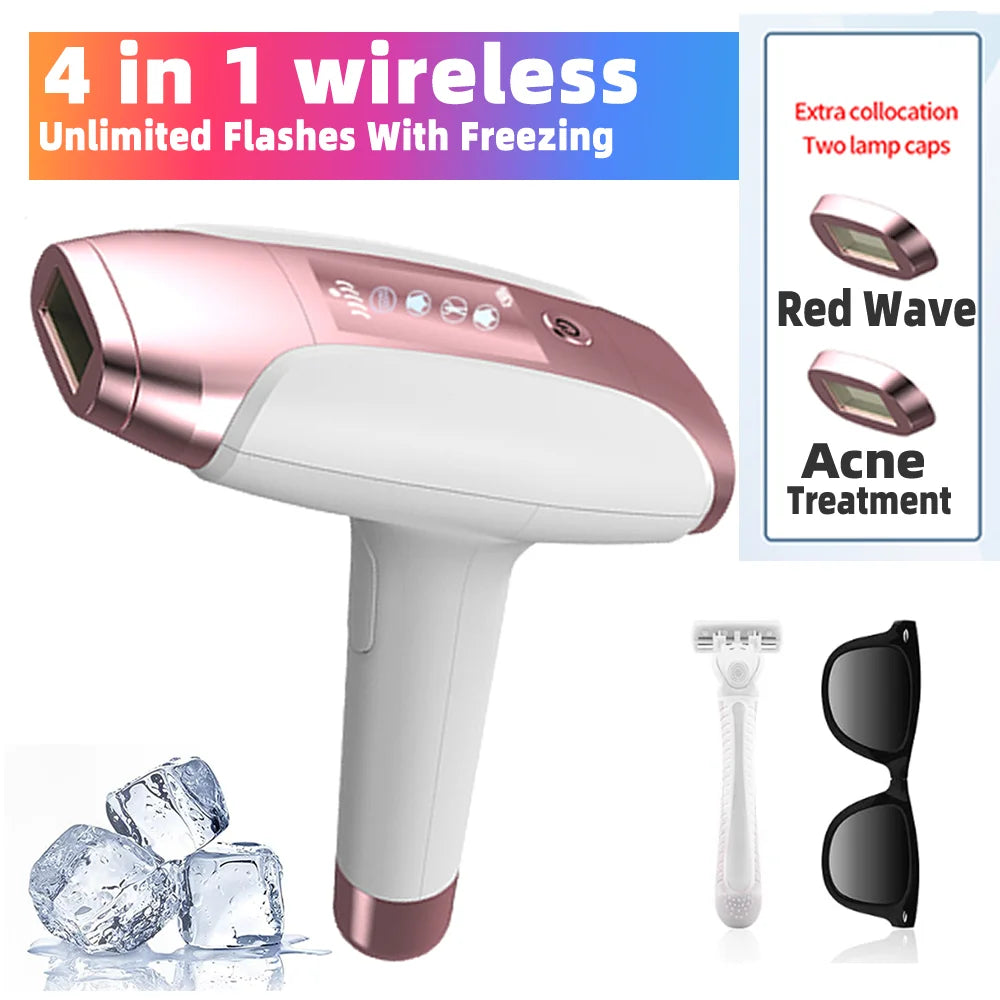 Compact and portable IPL Laser Epilator device - Glamour Touch