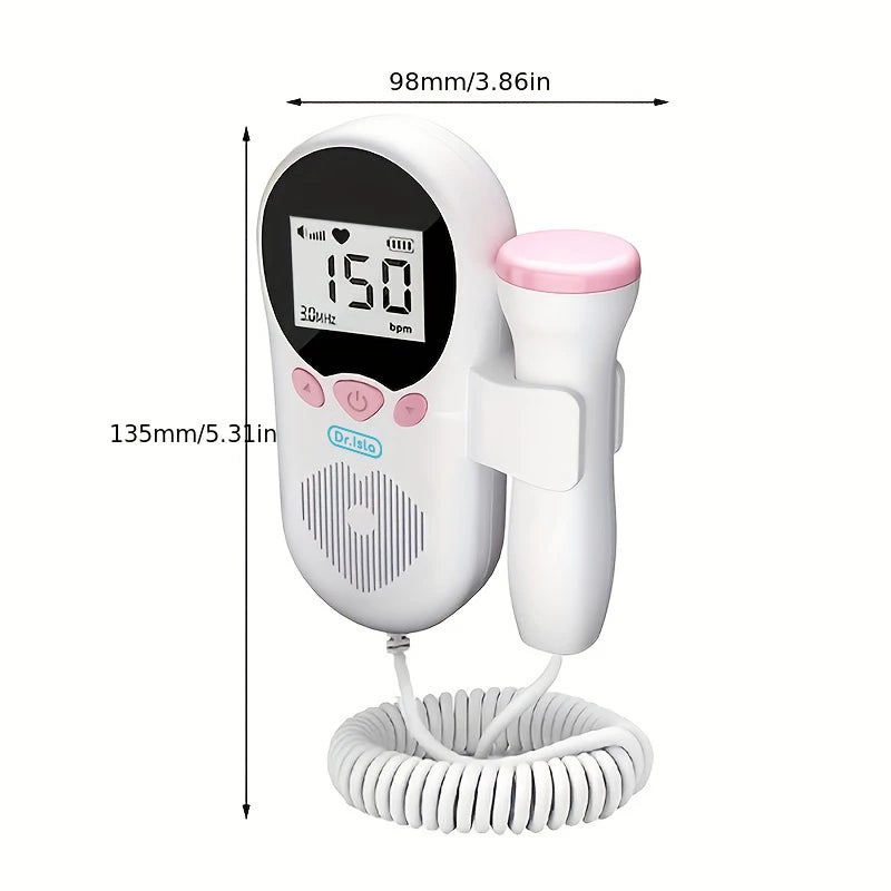 Doppler Fetal Heart Rate Monitoring Home |Pregnant Women| Listen To Baby Fetal Movement Ultrasound - Glamour Touch