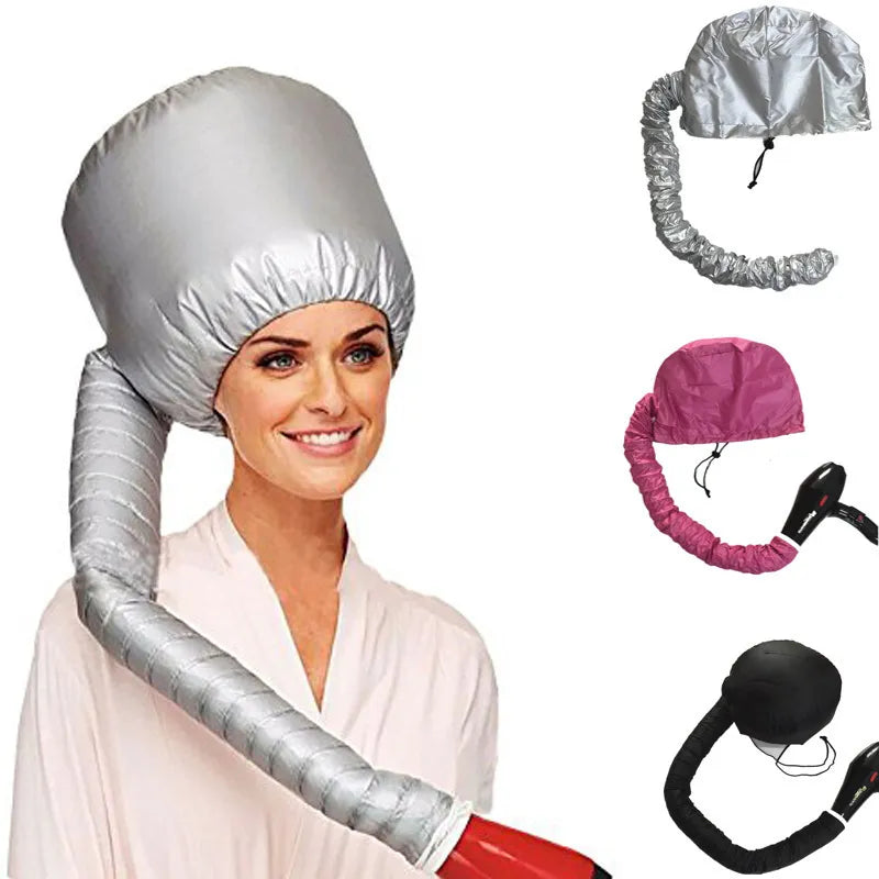 Portable Hair Bonnet | Dryer Cap | Steamer Quick Dry | Baked Oil Care Diffuser | Drying Hairdressing Tools - Glamour Touch