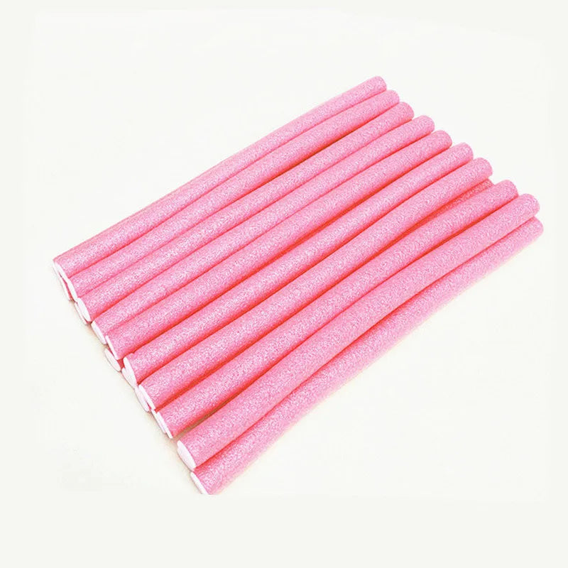 10 pcs/set Multifunction Twist Sponge Hair Curler | No Heat Hair Roller | Wave Formers | Hair Styling Tool - Glamour Touch