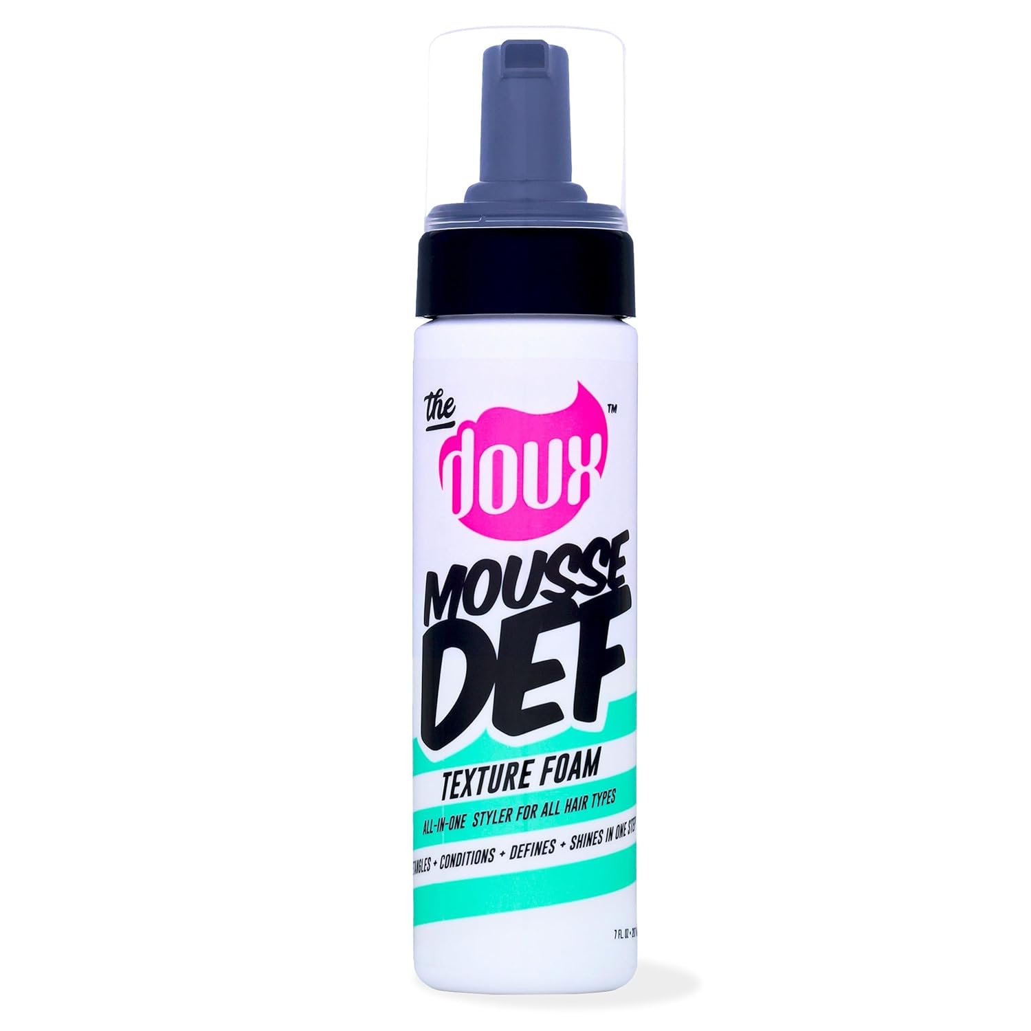 The Doux Mousse Def Texture Foam, All in One Styler for All Hair Types, 207 ml