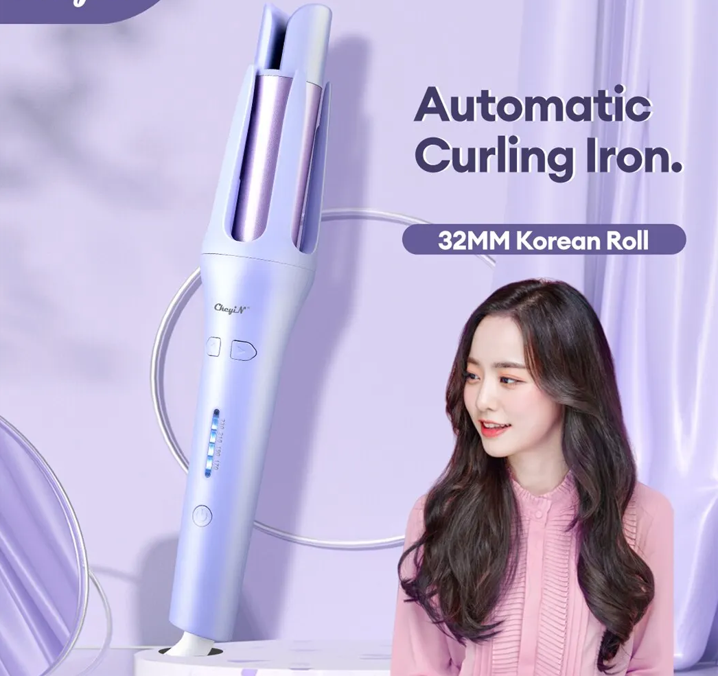 Automatic Hair Curler | 32MM Auto Rotating Ceramic Hair Roller | Professional Curling Iron | Curling Wand Hair Waver