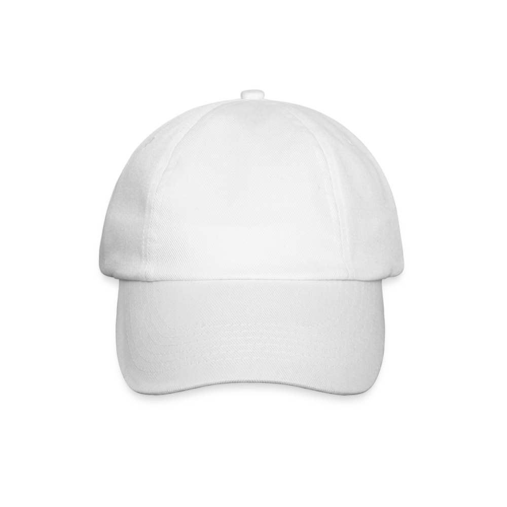 Baseball Cap - white/white