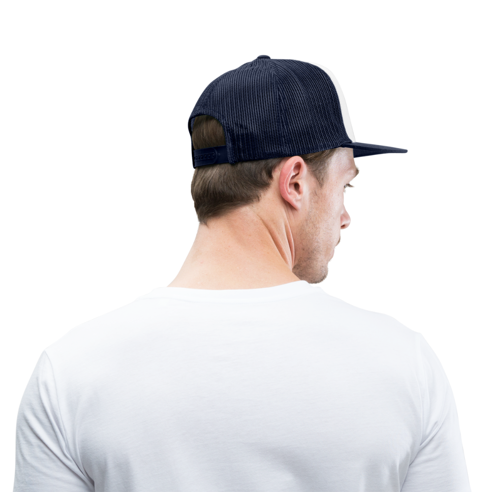 Trucker Cap - white/navy