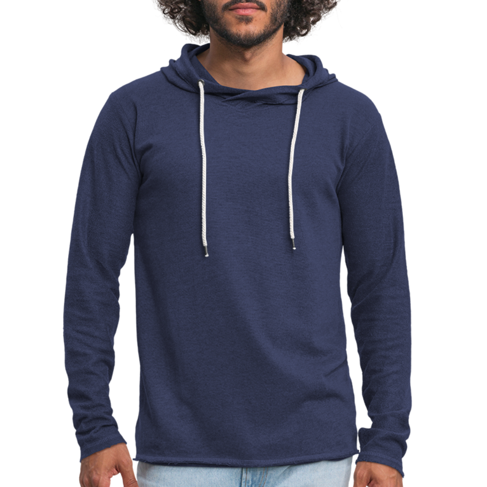 Light Unisex Sweatshirt Hoodie - heather navy