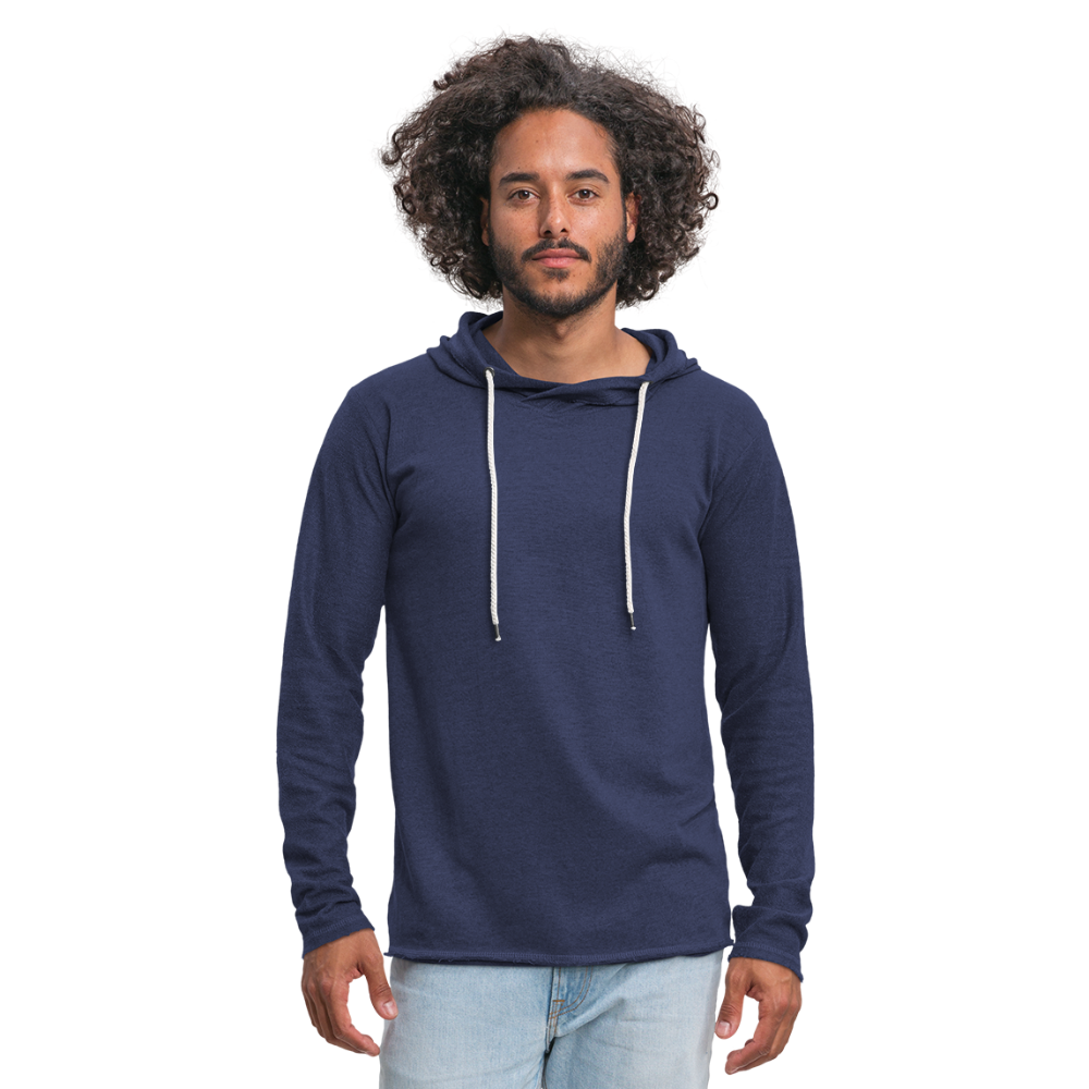 Light Unisex Sweatshirt Hoodie - heather navy