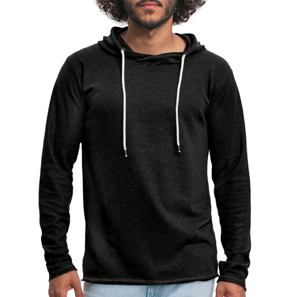 Light Unisex Sweatshirt Hoodie - charcoal grey