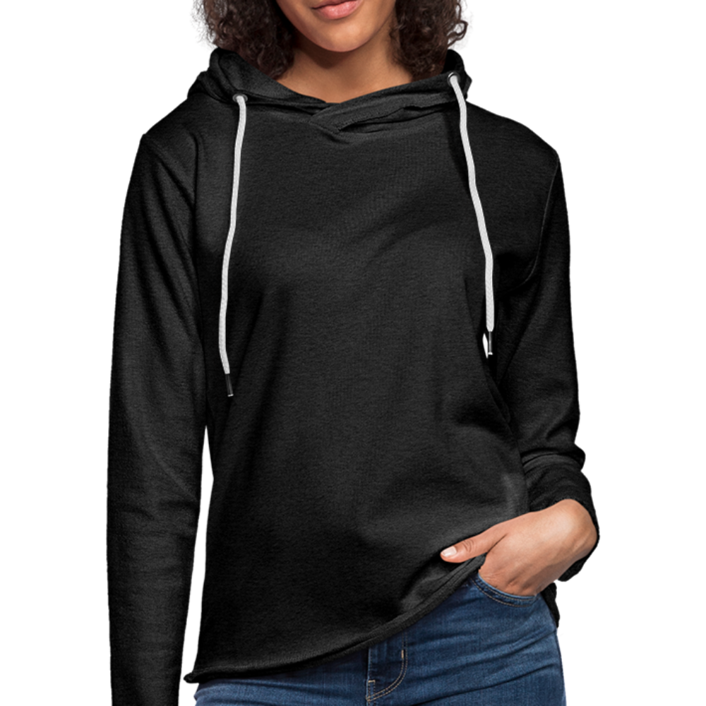 Light Unisex Sweatshirt Hoodie - charcoal grey