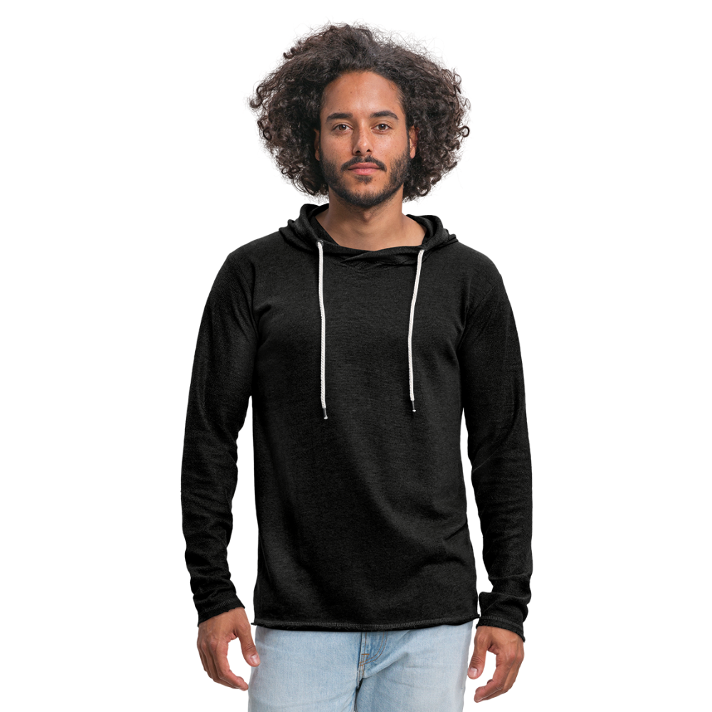 Light Unisex Sweatshirt Hoodie - charcoal grey