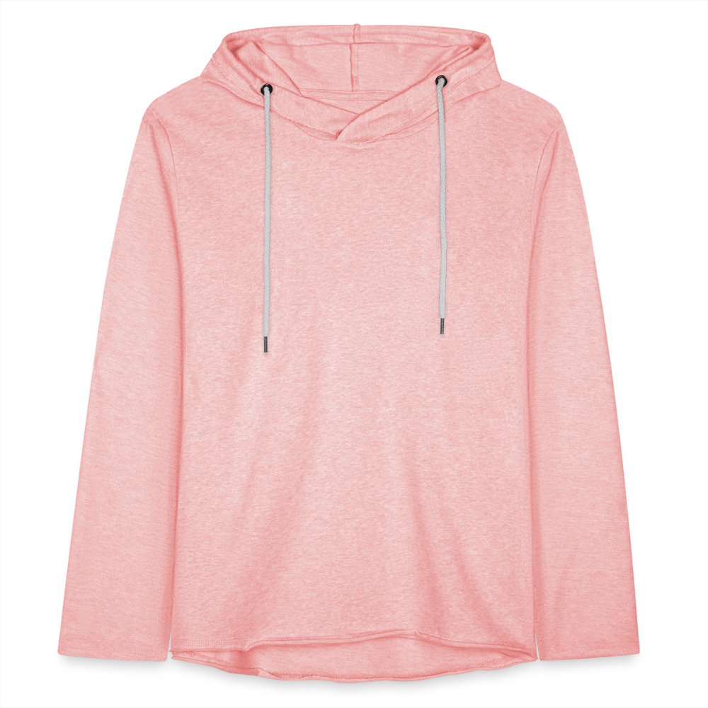 Light Unisex Sweatshirt Hoodie - cream heather pink