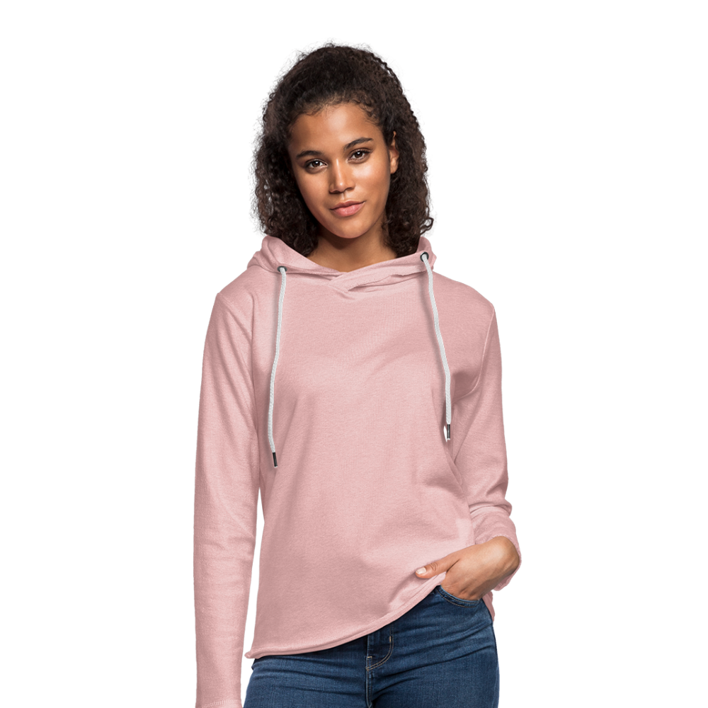 Light Unisex Sweatshirt Hoodie - cream heather pink