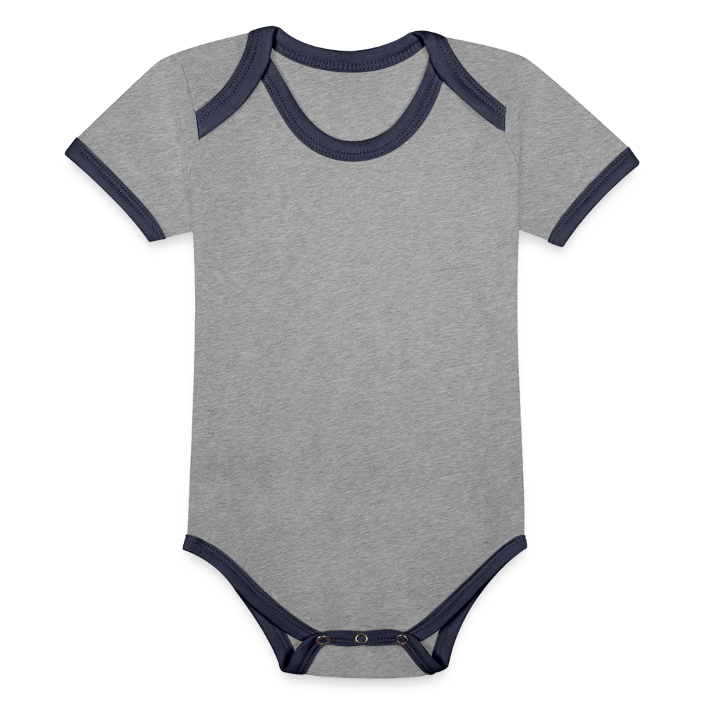 Personalized Organic Baby Contrasting Bodysuit