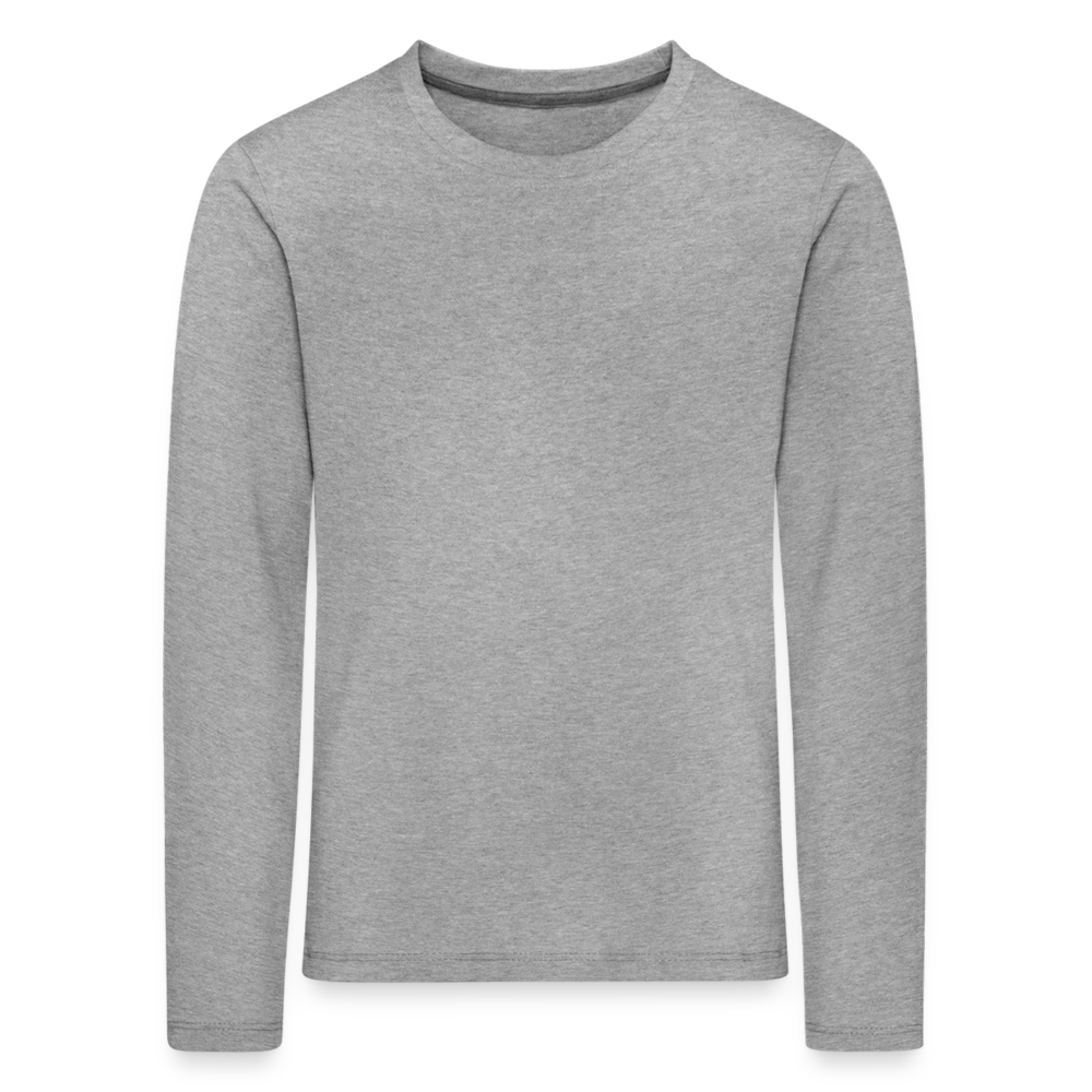 Kids' Premium Longsleeve Shirt - heather grey