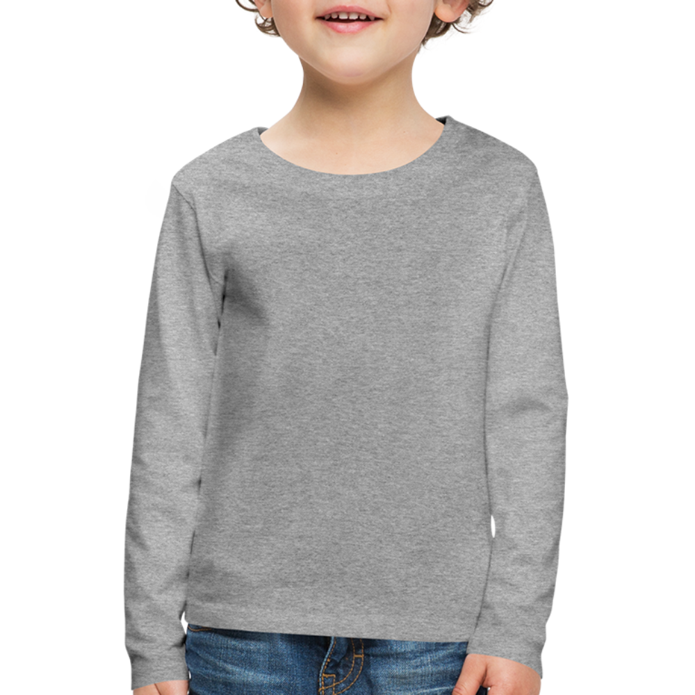 Kids' Premium Longsleeve Shirt - heather grey