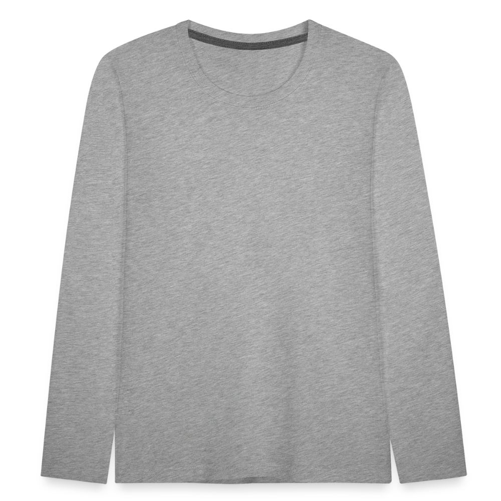 Kids' Premium Longsleeve Shirt - heather grey