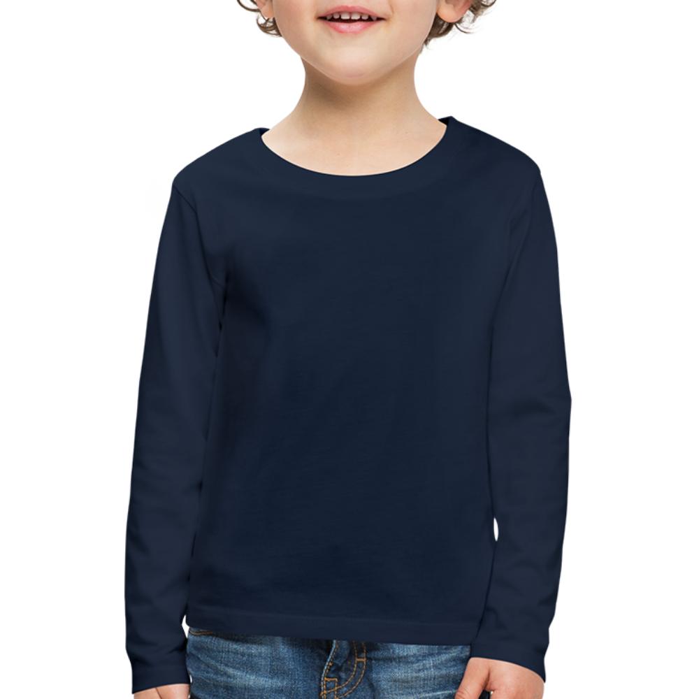 Kids' Premium Longsleeve Shirt - navy