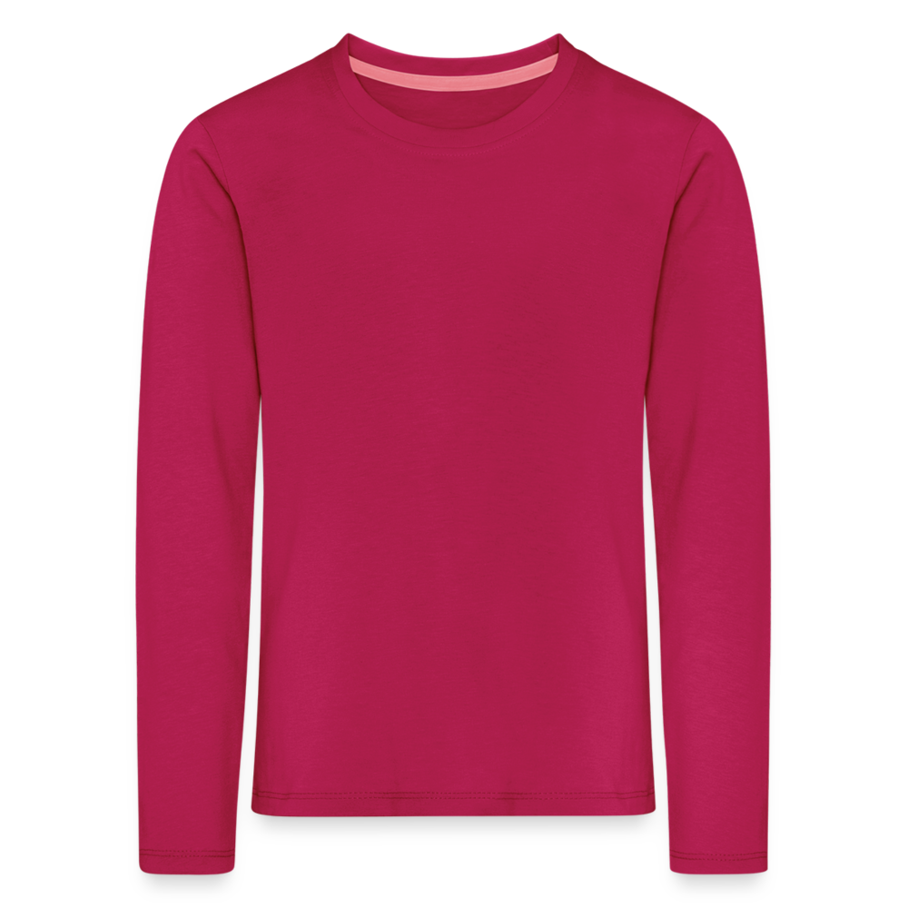 Kids' Premium Longsleeve Shirt - dark pink