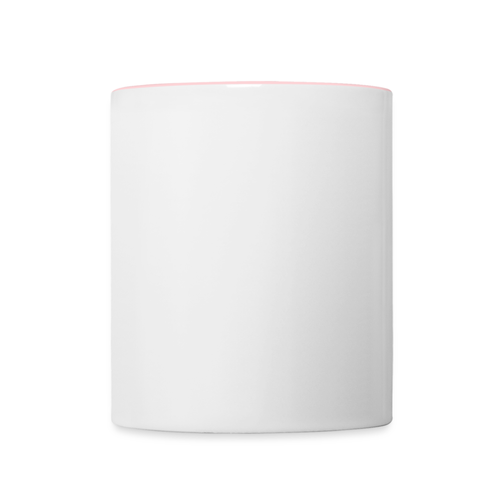 Contrasting Mug - white/pink