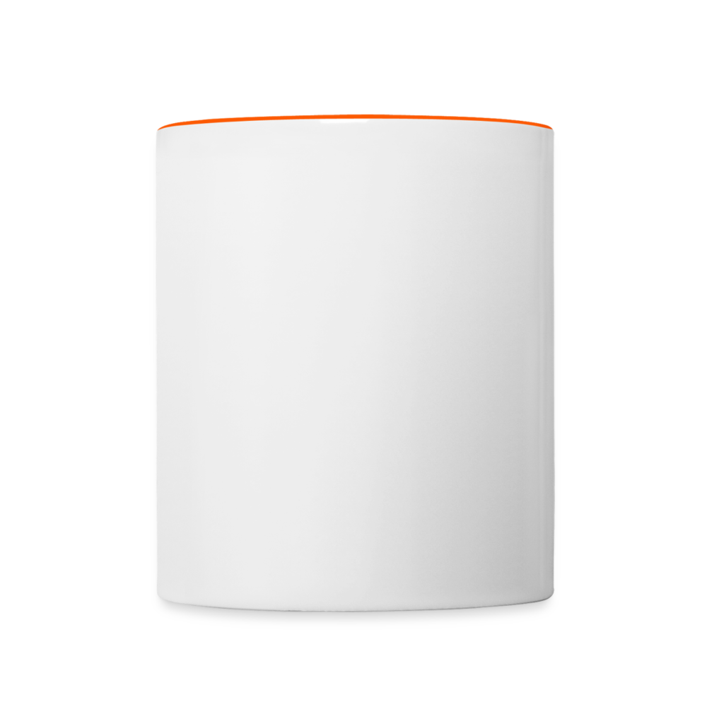 Contrasting Mug - white/orange