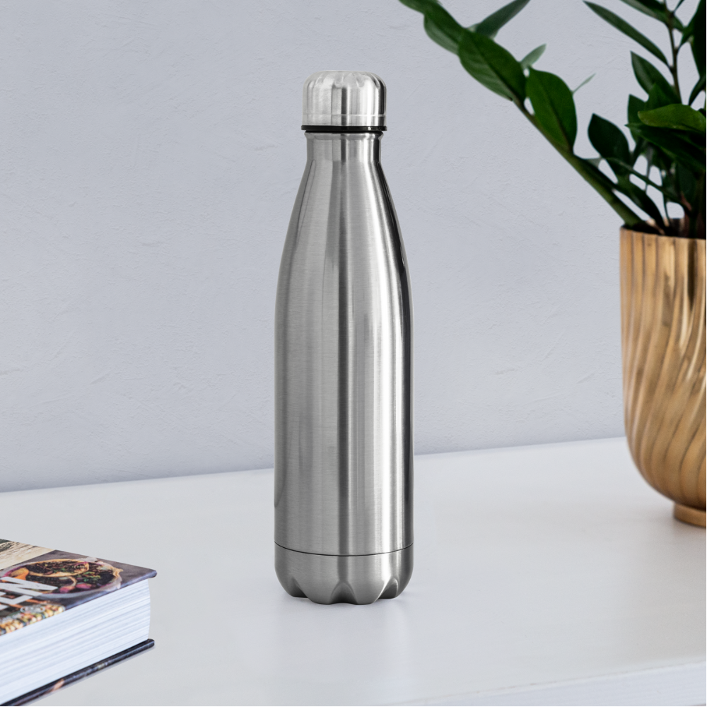 Insulated Water Bottle - silver