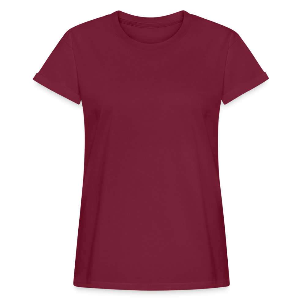 Women’s Oversize T-Shirt - bordeaux