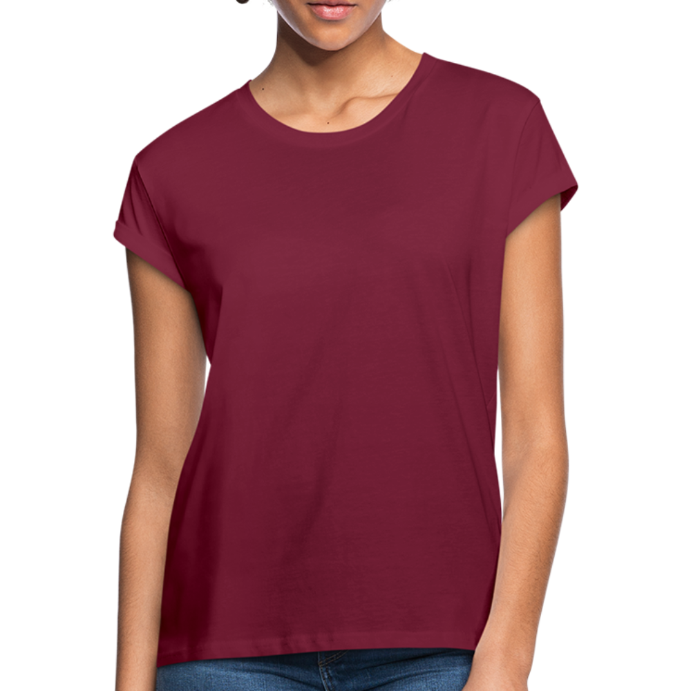 Women’s Oversize T-Shirt - bordeaux