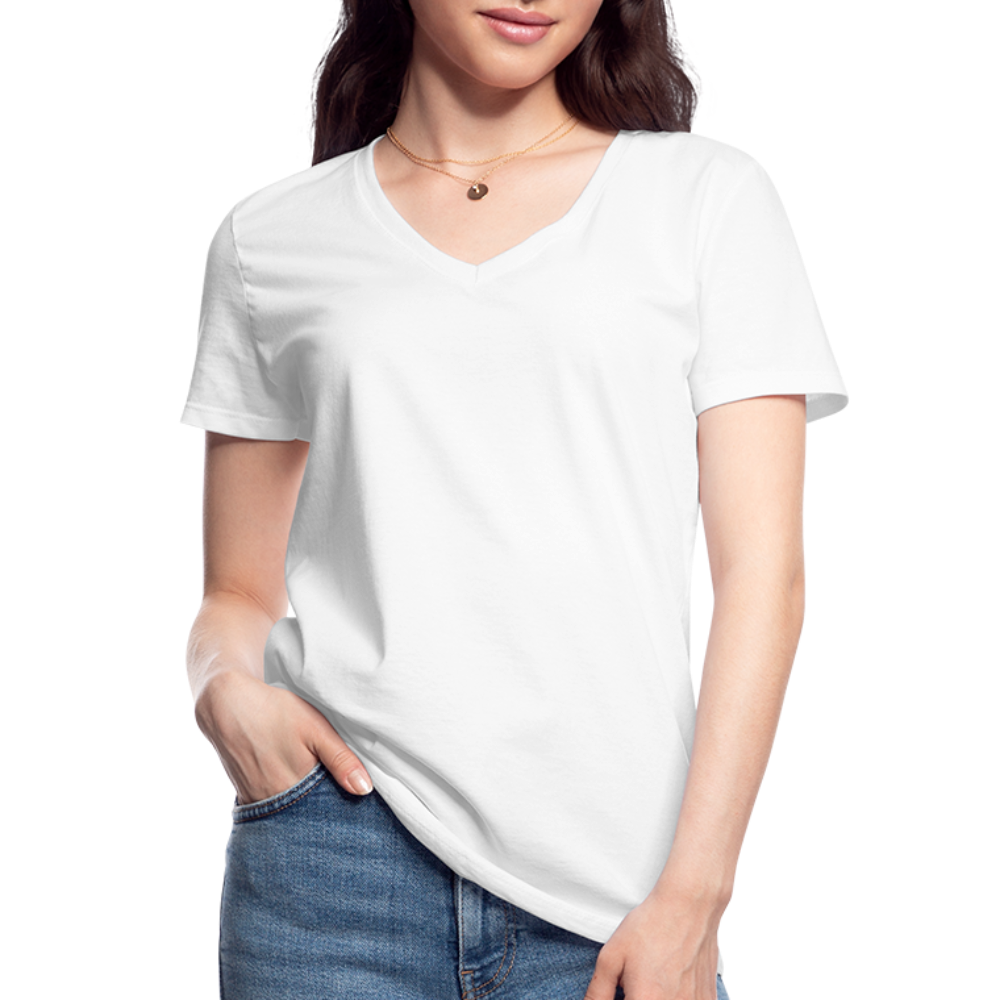 Classic Women’s V-Neck T-Shirt - white