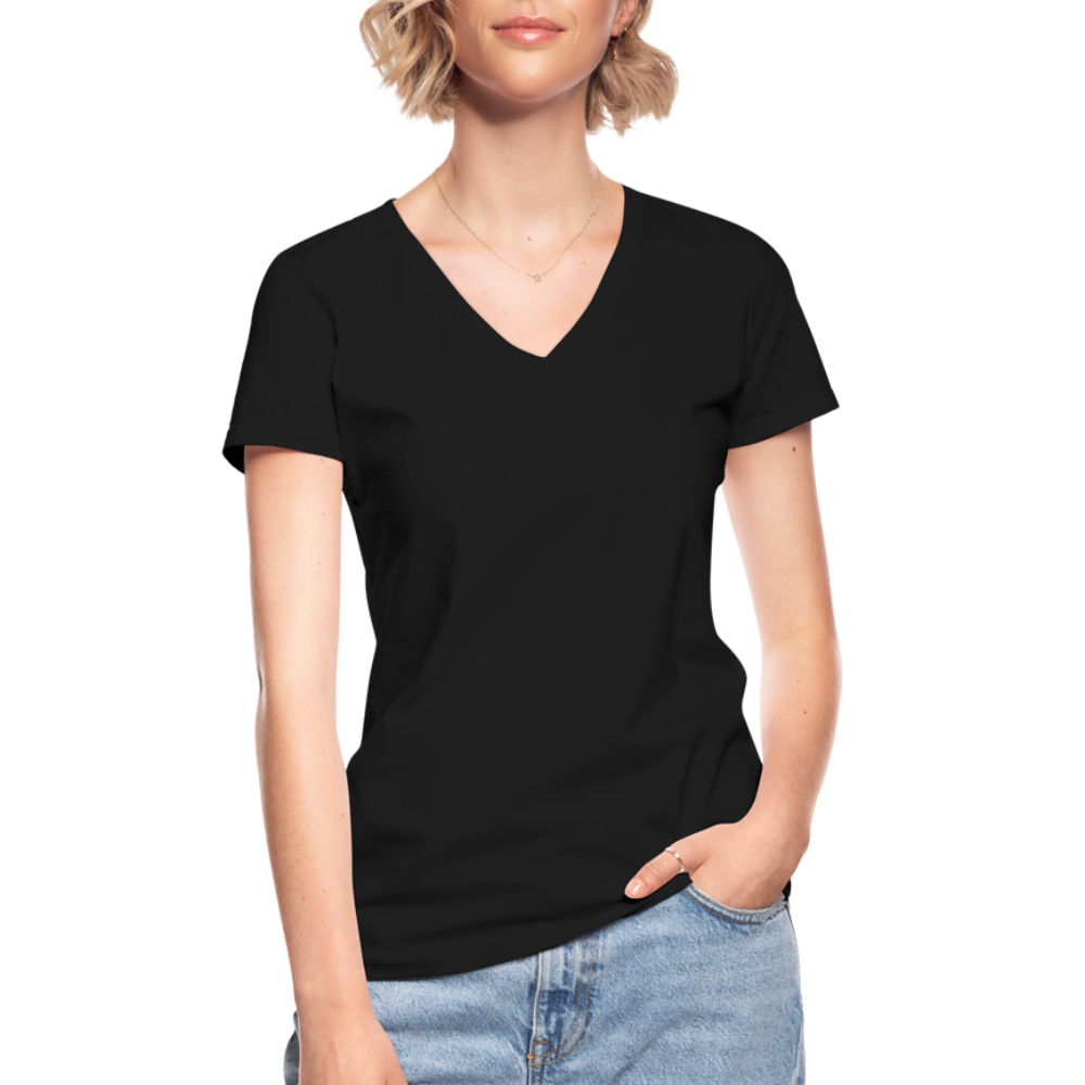 Classic Women’s V-Neck T-Shirt - black