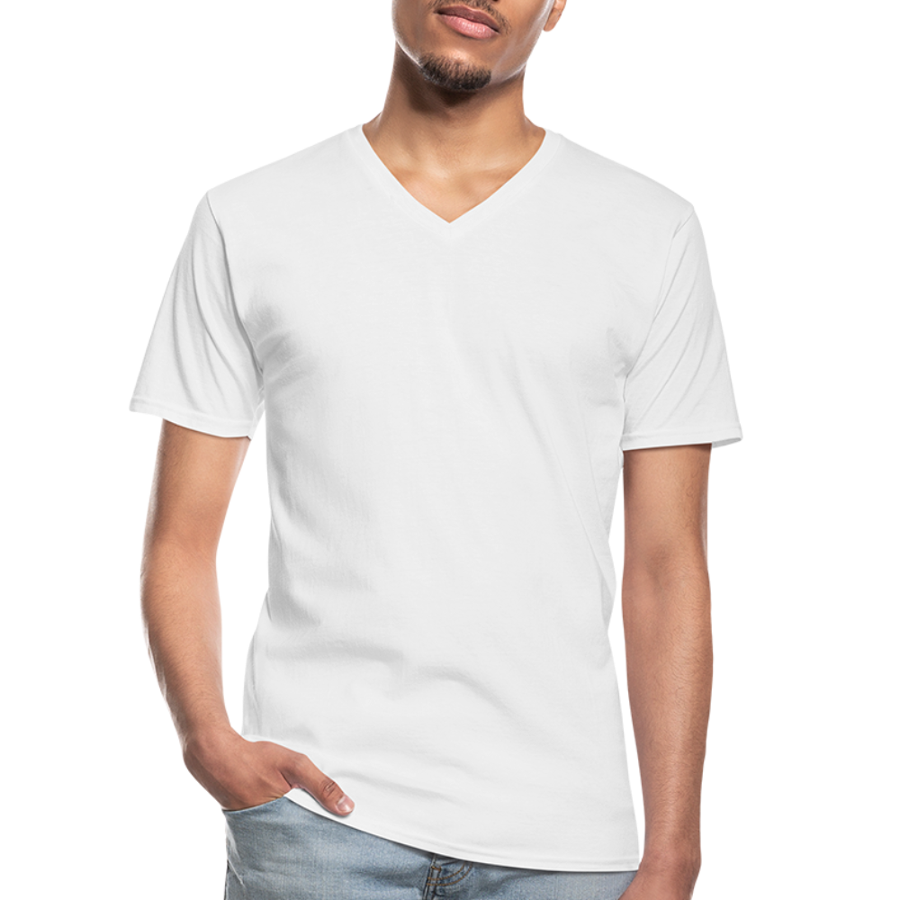 Men's V-Neck T-Shirt - white