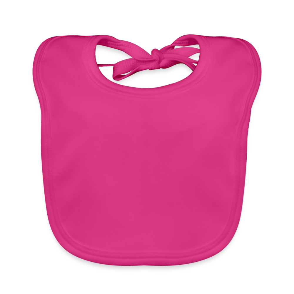 Baby Organic Bib - fuchsia