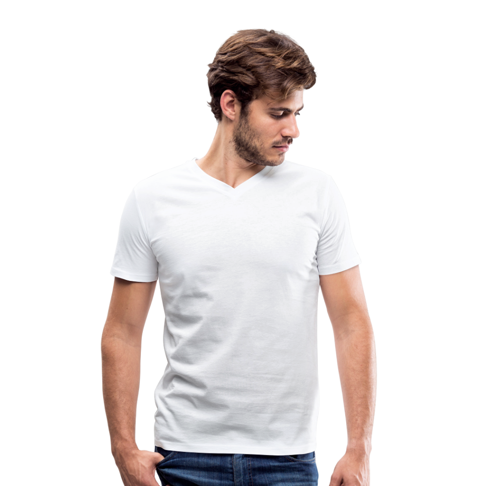 Personalized Men's Organic V-Neck T-Shirt